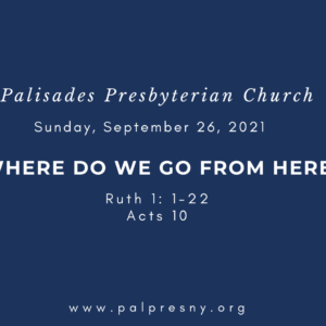 Where Do We Go From Here?