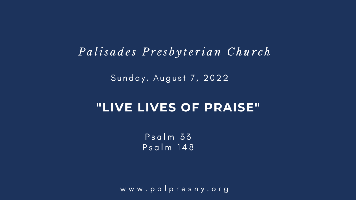 Live Lives of Praise