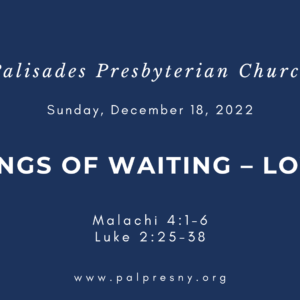 Songs of Waiting – Love