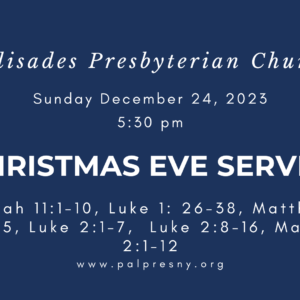 Christmas Eve Service 5:30 pm