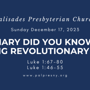 Mary Did You Know – Singing Revolutionary Love