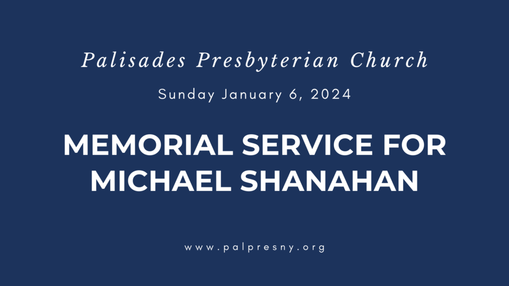 Memorial Service Michael Shanahan