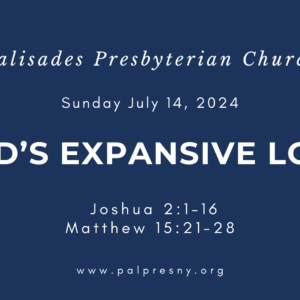 God’s Expansive Love