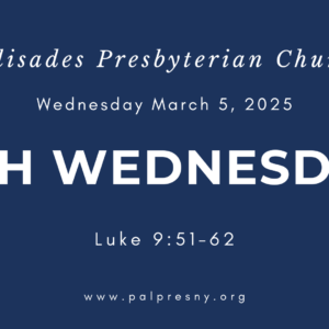 Ash Wednesday 7PM Service