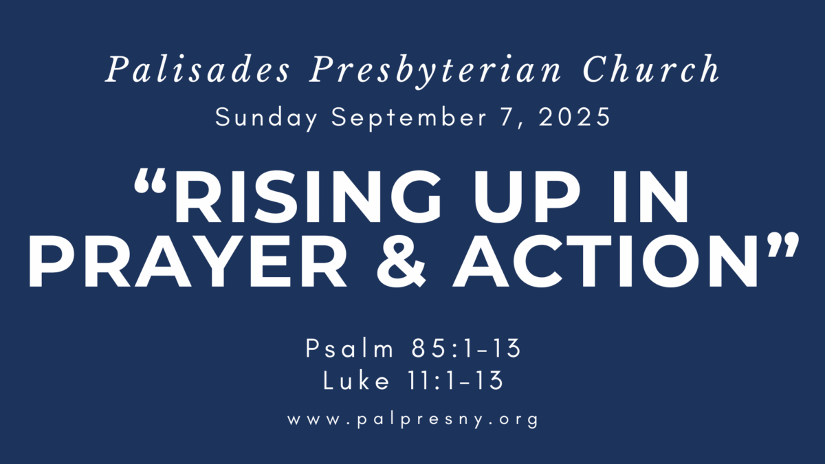 Rising up in Prayer & Action