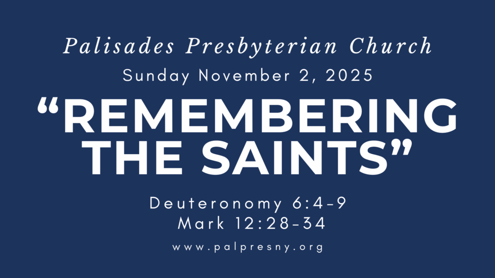 Remembering the Saints