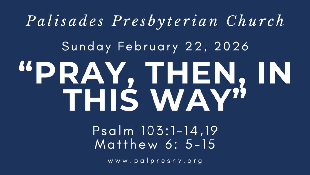 Pray, then, in this Way