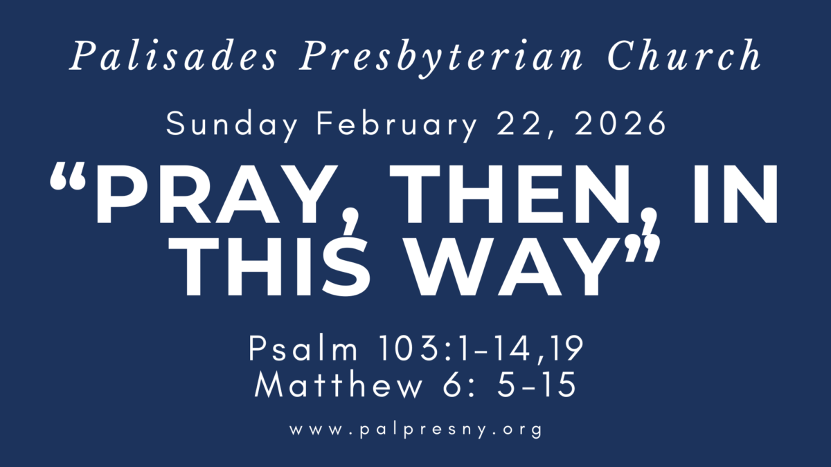 Pray, then, in this Way