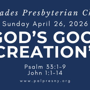 God’s Good Creation