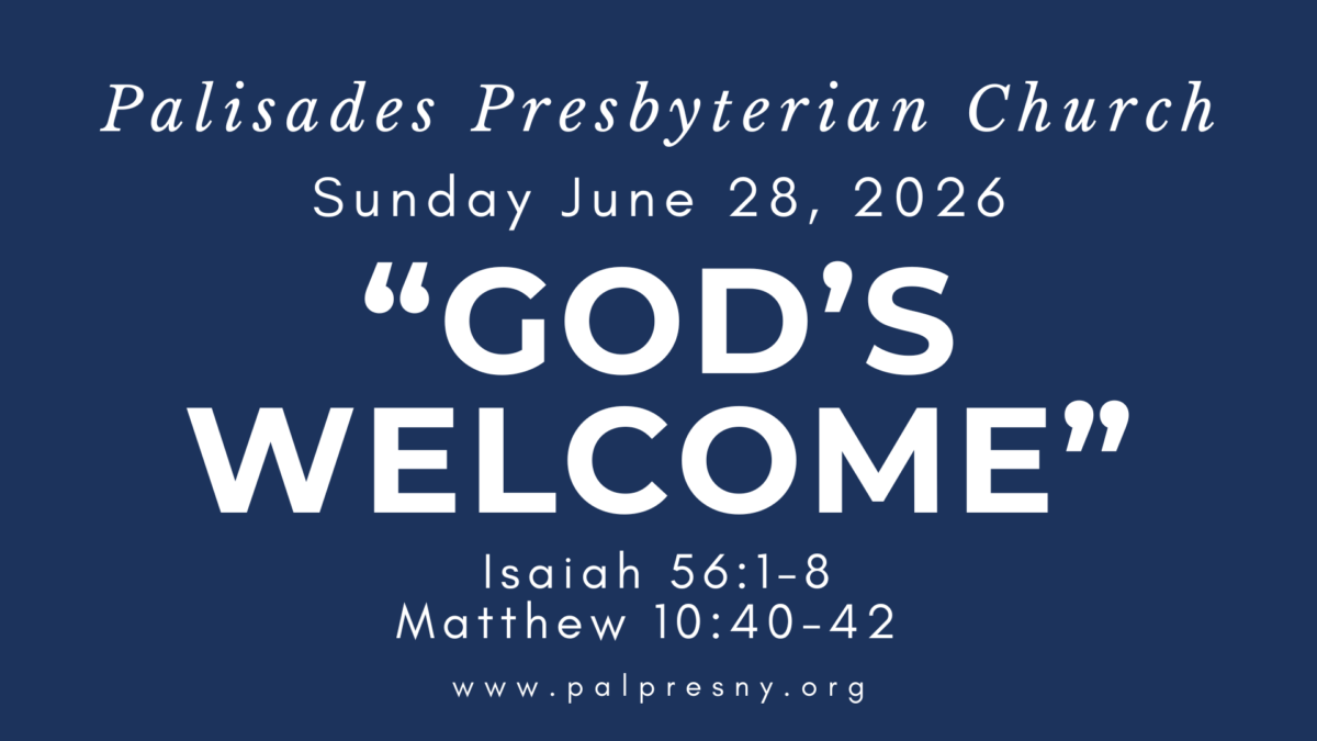 God’s Welcome