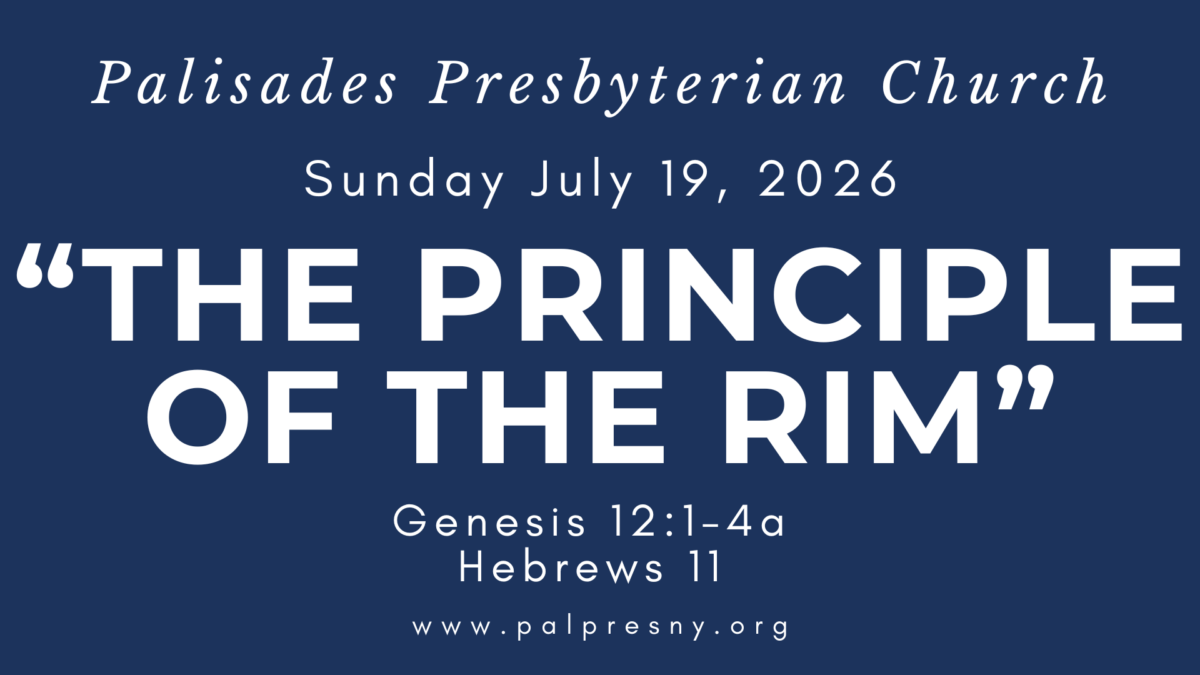 The Principle of the Rim The Principle of the Rim