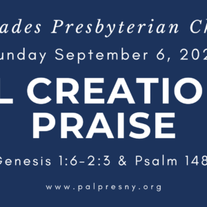 All Creation’s Praise